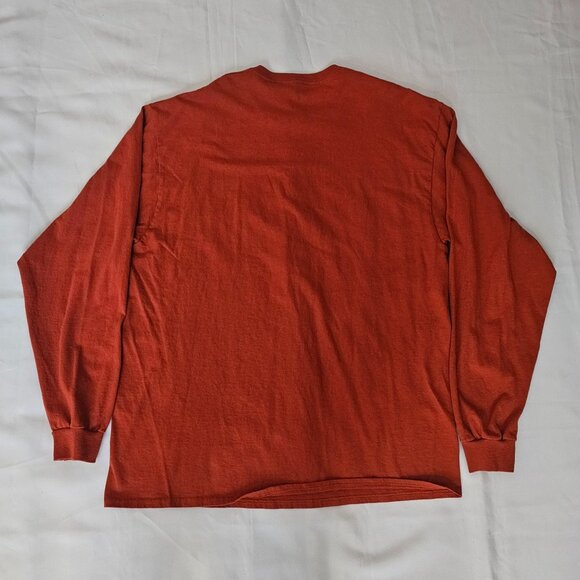 Realtree Men's Red Orange Antler Graphic Print Long Sleeve Shirt Size XL (46-48) - Picture 5 of 10